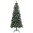 VIDAXL - vidaXL Sapin de Noël artificiel avec support Vert 150 cm PVC - vignette
