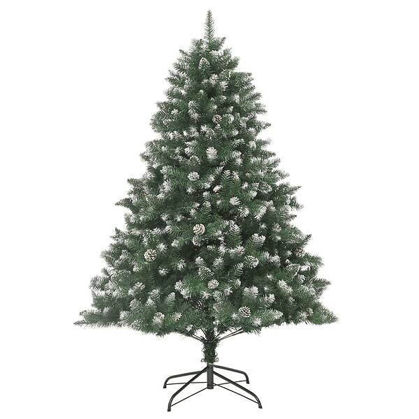 VIDAXL - vidaXL Sapin de Noël artificiel avec support 240 cm PVC - large