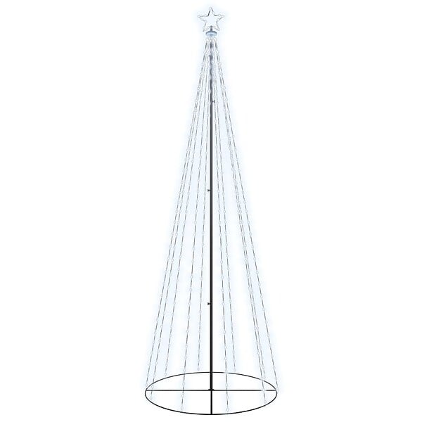 VIDAXL - vidaXL Arbre de Noël cône 310 LED Blanc froid 100x300 cm - large