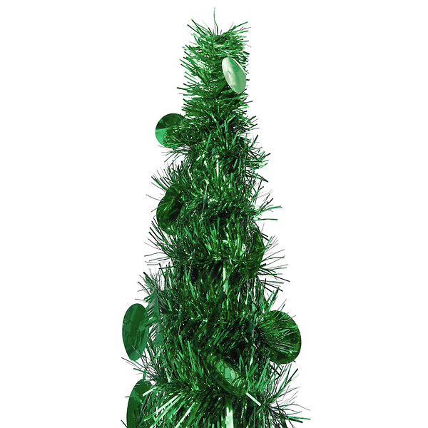 VIDAXL - vidaXL Sapin de Noël artificiel escamotable vert 180 cm PET - large