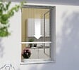 WINDHAGER - Enrouleur  fenêtre WH basic alu blanc 160x160 cm - vignette