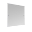 WINDHAGER - Kit cadre fenêtre moustiquaire aluminium blanc 100x120cm - vignette