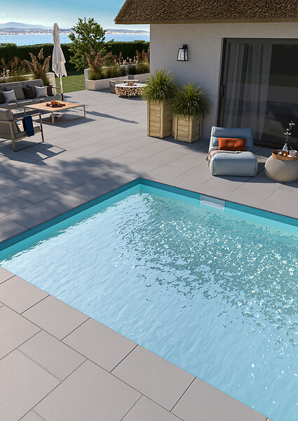 NEXTERIA - Dalle odessa 50x50cm ep3,6cm gris t7 - large