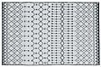 JARDILINE - Tapis d'extérieur Agadir - Blanc/Noir - 90x150cm - vignette