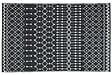JARDILINE - Tapis d'extérieur Agadir - Blanc/Noir - 90x150cm - vignette