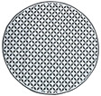 JARDILINE - SEVILLE Tapis d'extérieur rond 150 cm - vignette
