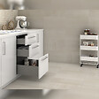 EMUCA - Tiroir extérieur Concept 30kg hauteur 138mm, profondeur350mm, Acier, Gris antracite - vignette