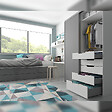 EMUCA - Tiroir extérieur Concept 30kg hauteur 138mm, profondeur 450mm, Acier, Gris antracite - vignette