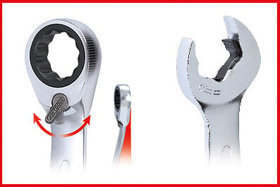 KS TOOLS - KS TOOLS - Lot de 5 clés mixtes à  cliquets DUO GEAR 8-10-13-17-19 - 503.5905 - large