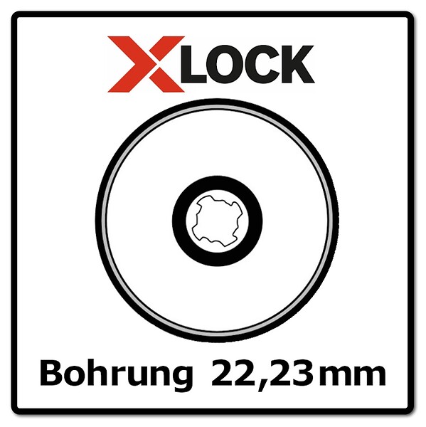 BOSCH - Disque à tronçonner BOSCH Professonal X-LOCK Expert for Inox and Metal Ø 125x1x22,23 mm - large