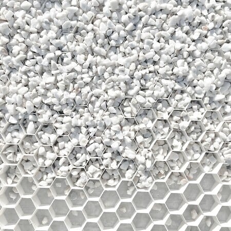JARDINAT - Gravier - Blanc pur - 12-20mm - 20kg - large