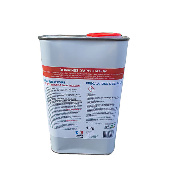 GLISS GRIP - Vernis Antidérapant Léger Mono-composant Pour Toutes Les Surfaces - K-GG-UNI-G-1KG - large