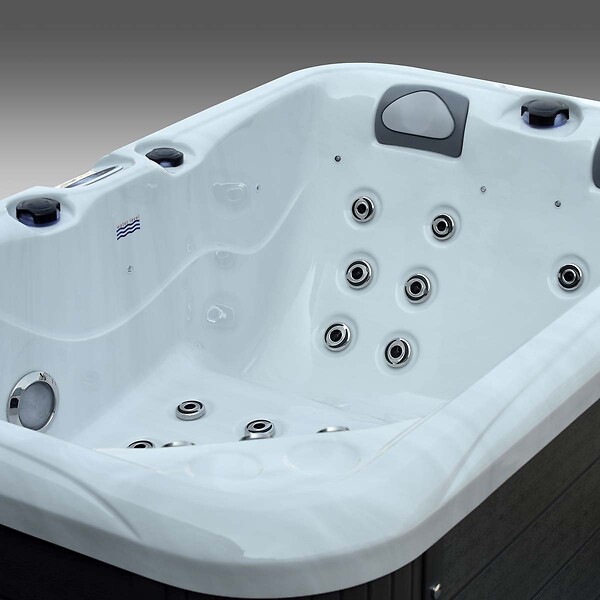 WATERCLIP - Spa acrylique ARKOS 3 places - 22 Hydrojets - 720L - 200 x 125 x 72cm - large