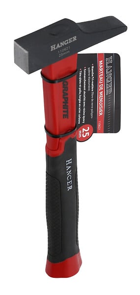 HANGER - Marteau de menuisier manche tri-matière 25mm - HANGER - 110621 - large