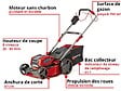 EINHELL - Tondeuse à gazon sans fil GP-CM 36/47 S Li BL (4x4,0Ah) - vignette