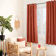 C MA DECO - Rideau thermique avec microfibre doublée d'une polaire, 8 oeillets - vignette