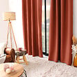 C MA DECO - Rideau thermique - Microfibre doublée d'une polaire - 8 oeillets - vignette