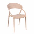 OVIALA - Lot de 4 chaises de terrasse roses - Madrid - vignette