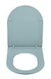 WENKO - Abattant de WC Duroplast Galati Bleu-gris Easy-Close - vignette
