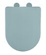WENKO - Abattant de WC Duroplast Galati Bleu-gris Easy-Close - vignette