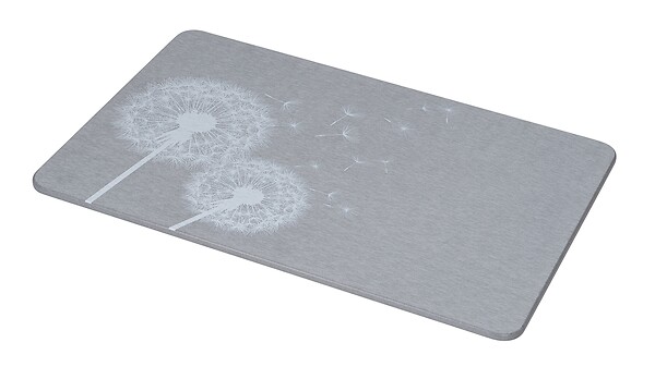 WENKO - Tapis de bain en terre diatomée Astera - Gris - 60x39cm - large