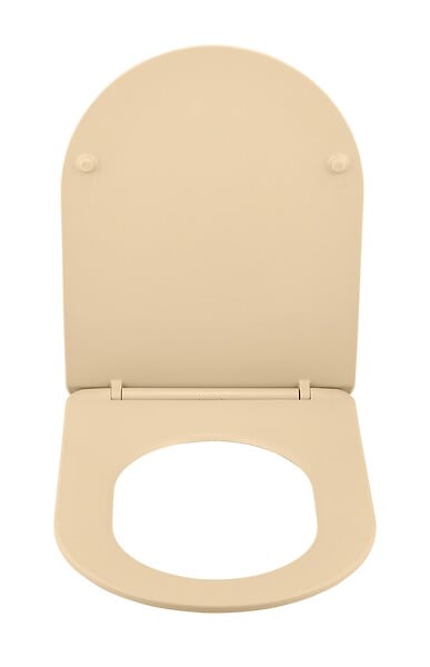 WENKO - Abattant galati beige mat - large