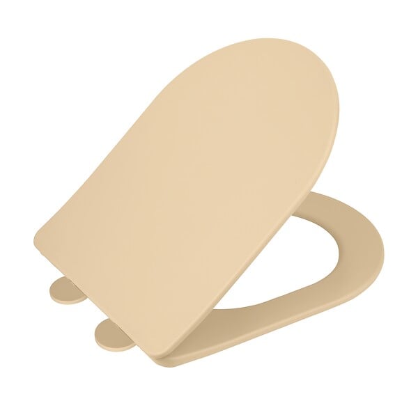 WENKO - Abattant galati beige mat - large