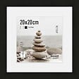 NIELSEN - Cadre bois Nielsen 20x20cm - Noir - Passe-partout 14x14cm - vignette