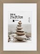 NIELSEN - Cadre Bois 21x29.7 Argent avec Passe Partout Ouverture 15x20 - vignette