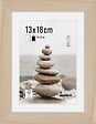 NIELSEN - Cadre Bois NIELSEN 13x18 Naturel avec Passe Partout 1 Ouverture 10x15 - vignette