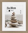 NIELSEN - Cadre en bois 24x30cm Argent - Passe-partout 18x24cm - vignette