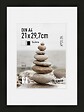 NIELSEN - Cadre photo Apollo bois - Noir - 15x20cm - vignette