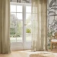ATMOSPHERA - Voilage à œillets en polyester et coton Beige lin 135 x 240 cm - vignette