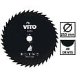 VITO - Lame de Coupe pour Débroussailleuse 40 dents Diam 255mm Alesage 25.4 VITO - vignette