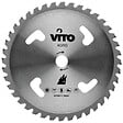 VITO - Lame de coupe pour débroussailleuse 40 dents Diam 255mm au Carbure Alesage 25.4 VITO - vignette