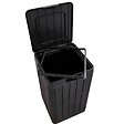 TOOMAX - Poubelle de jardin 80 Litres Noire 38 x 38 x H65 cm Couvercle à pression TOOMAX - vignette