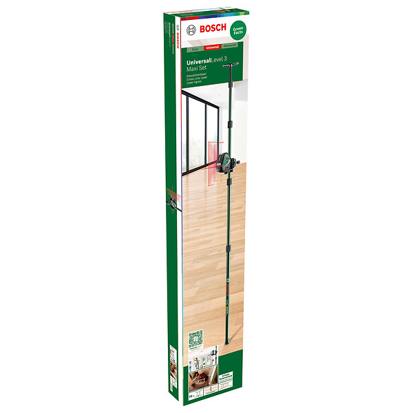 BOSCH - Laser lignes croisées UniversalLevel 3 tige TP 320 - 10 m - large