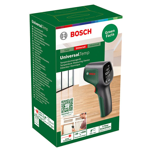 BOSCH - Détecteur thermique - UniversalTemp - Plage -30°C à +500°C - large