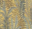 AS CREATION - pv/int athyrium vert fd ocre - vignette