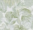 AS CREATION - Papier peint vinyle intissé Famous Garden - Vert clair - vignette