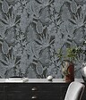 AS CREATION - Papier peint vinyle Indiana - Gris noir - L.10,05xl.0,53m - vignette