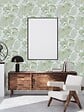 AS CREATION - Papier peint vinyle intissé Famous Garden - Vert clair - vignette