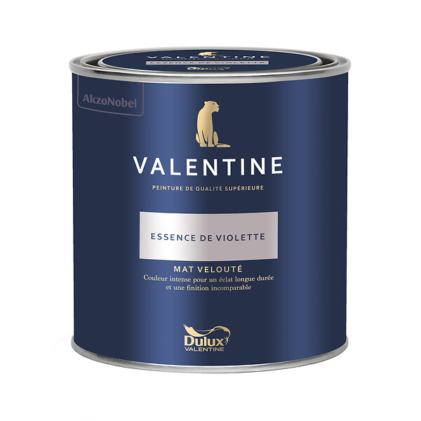 DULUX VALENTINE - Peinture murs et boiseries Valentine Essence Violette 0,5L - large