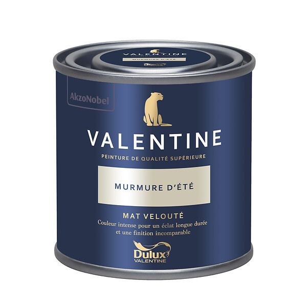 DULUX VALENTINE - Peinture murs&boiseries Valentine  Mat Velouté Murmure d'Eté 0,125L - large