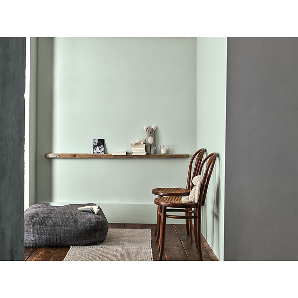 DULUX VALENTINE - Peinture murs&boiseries Valentine  Mat Velouté Douceur de l'Aube 0,5 L - large