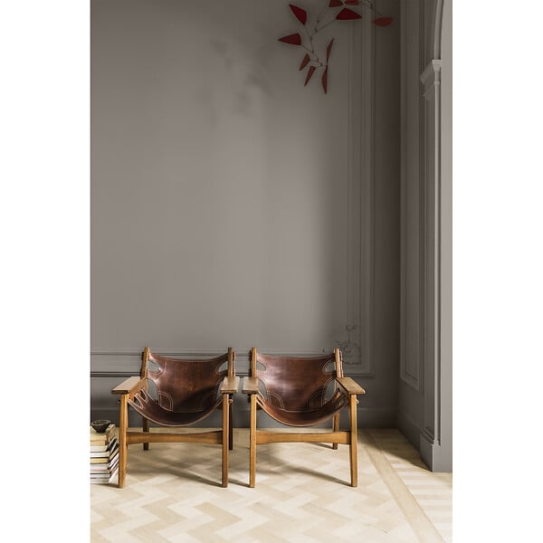 DULUX VALENTINE - Peinture murs et boiseries Mat Velouté - Gris Chimère 0,5L - large