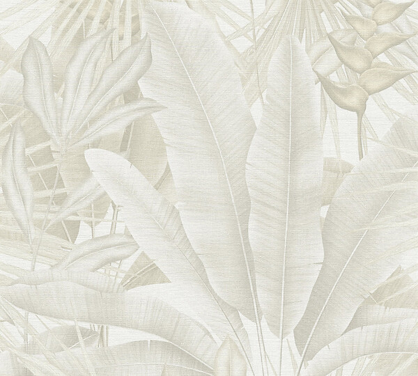 AS CREATION - Papier peint intissé Sumatra - Naturel - L.10.05xl.0.53m - large