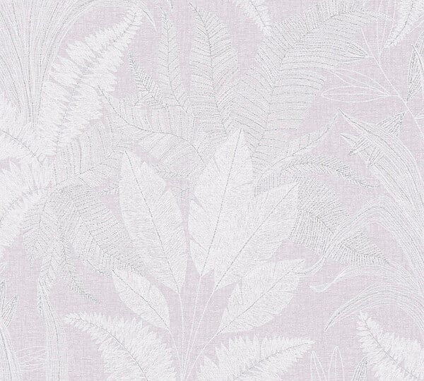 AS CREATION - Papier peint intissé végétal fondu rose - 10x0,53m - large