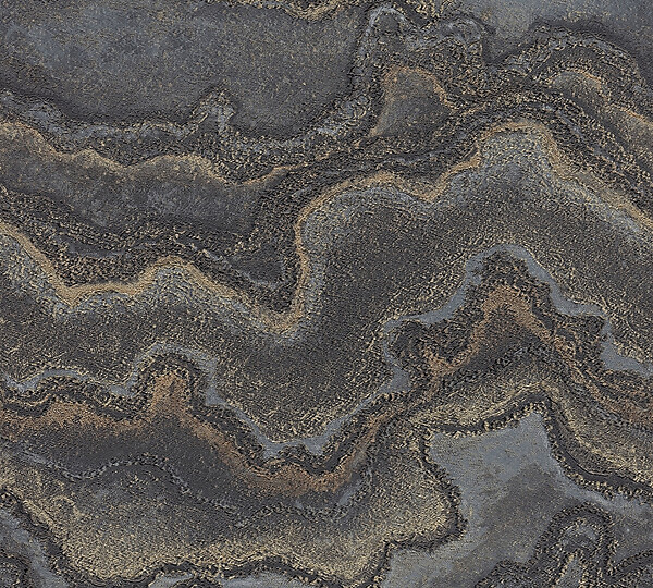 AS CREATION - pv/int malachite noir - large
