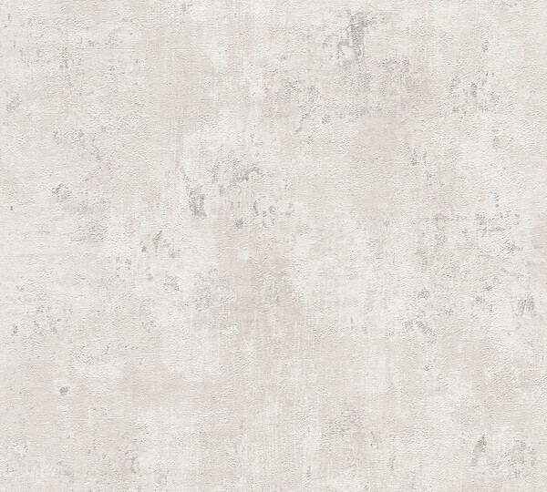 AS CREATION - Papier peint intissé béton texturé - Gris - L.10mx0.53m - large